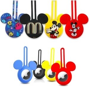 Disney Mickey Mouse Silicone Airtag Holder Case Keychain